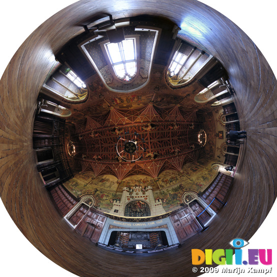 SX03326-03373 Ceiling of Great hall Cardiff castle Circle Planet 2